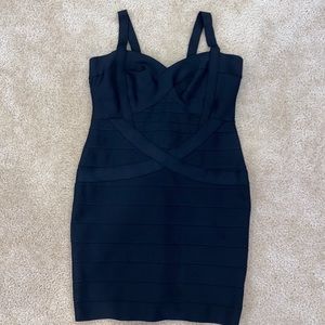 Black Bondage Mini Dress